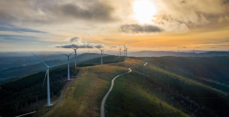 Turbines at Sunrise