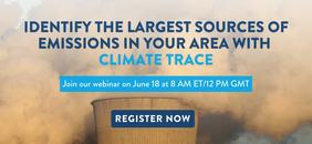 Identify the largest sources of emissions in your area with Climate TRACE. Join our webinar on June 18 at 8 AM ET/12 PM GMT. Register now.