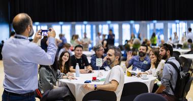 Attendees seated at a Climate Reality training in Rome